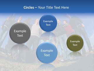 Team Relaxation Joy PowerPoint Template