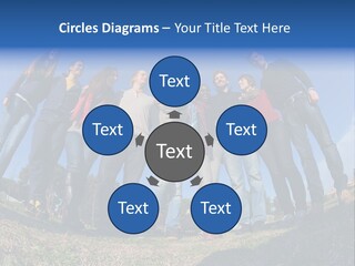 Team Relaxation Joy PowerPoint Template