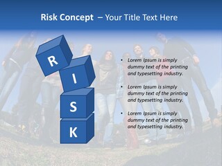 Team Relaxation Joy PowerPoint Template