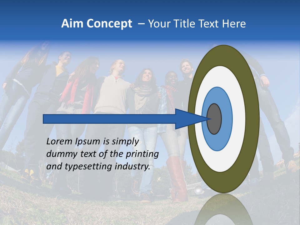 Team Relaxation Joy PowerPoint Template