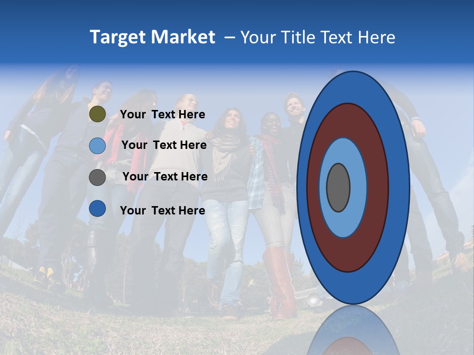 Team Relaxation Joy PowerPoint Template