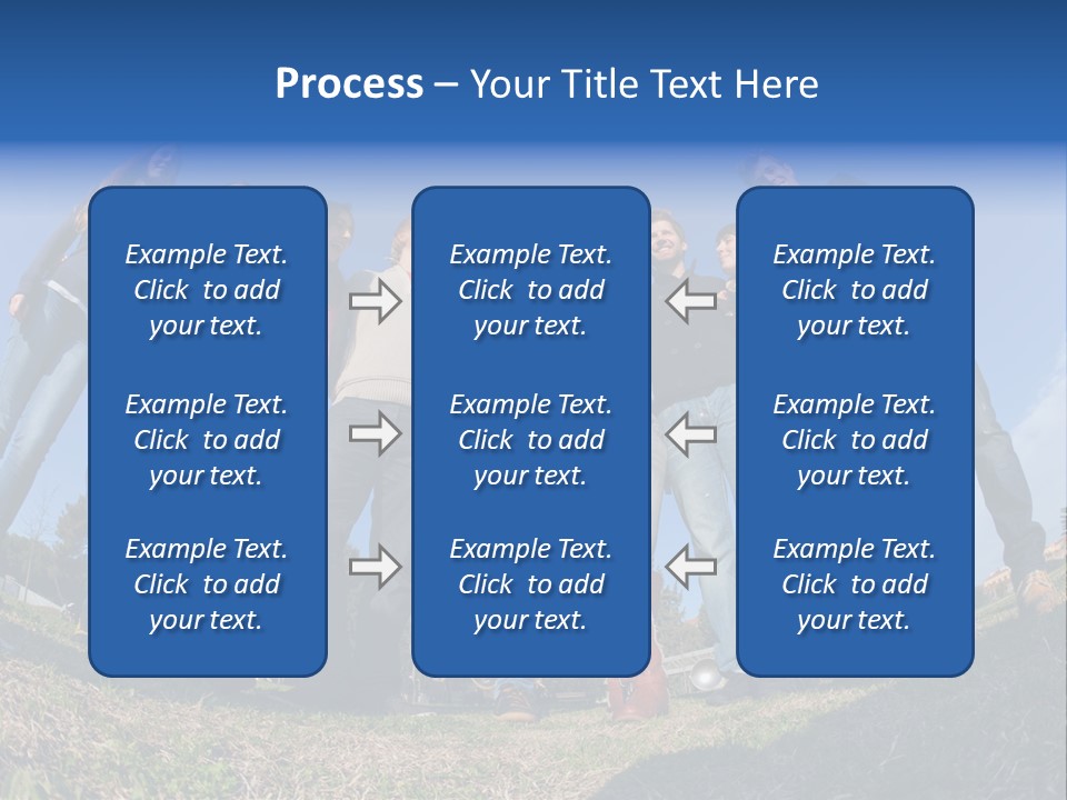 Team Relaxation Joy PowerPoint Template