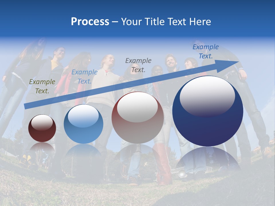 Team Relaxation Joy PowerPoint Template