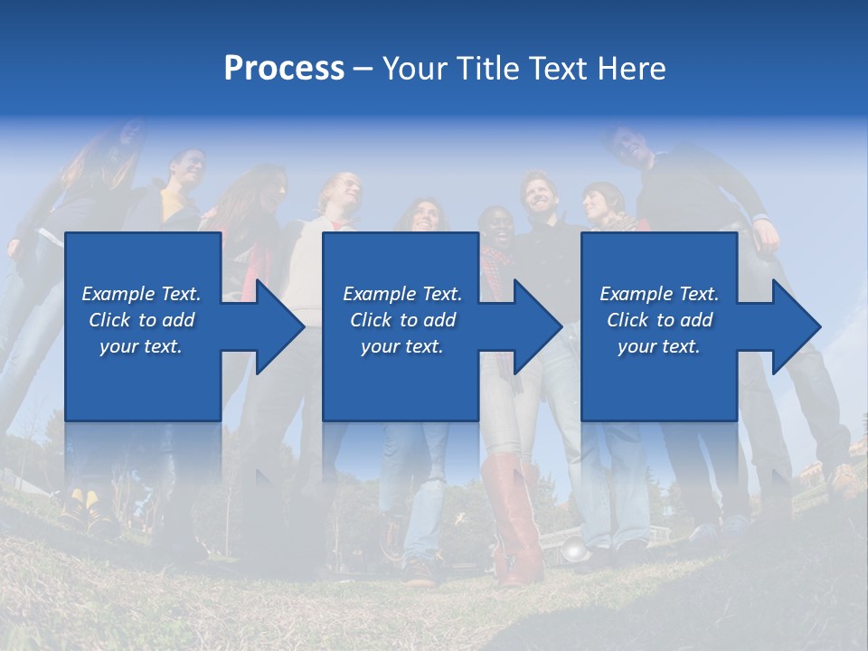 Team Relaxation Joy PowerPoint Template