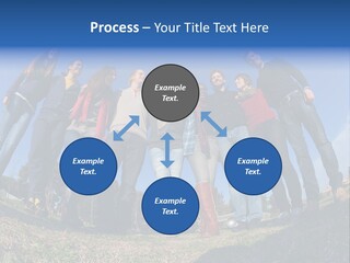 Team Relaxation Joy PowerPoint Template