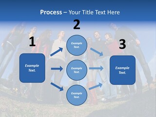 Team Relaxation Joy PowerPoint Template