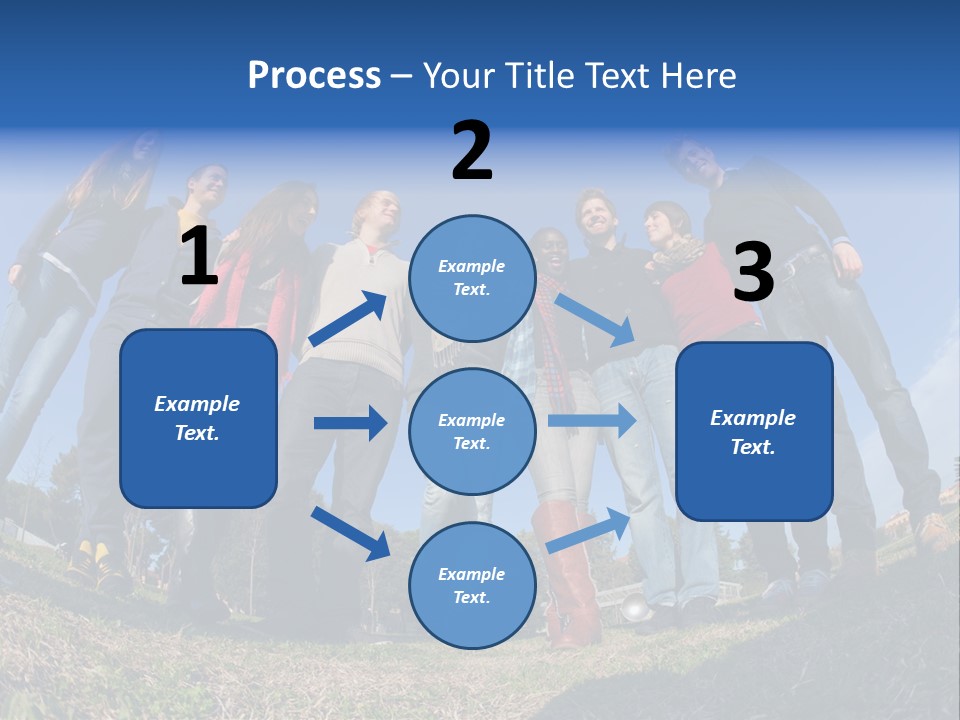 Team Relaxation Joy PowerPoint Template