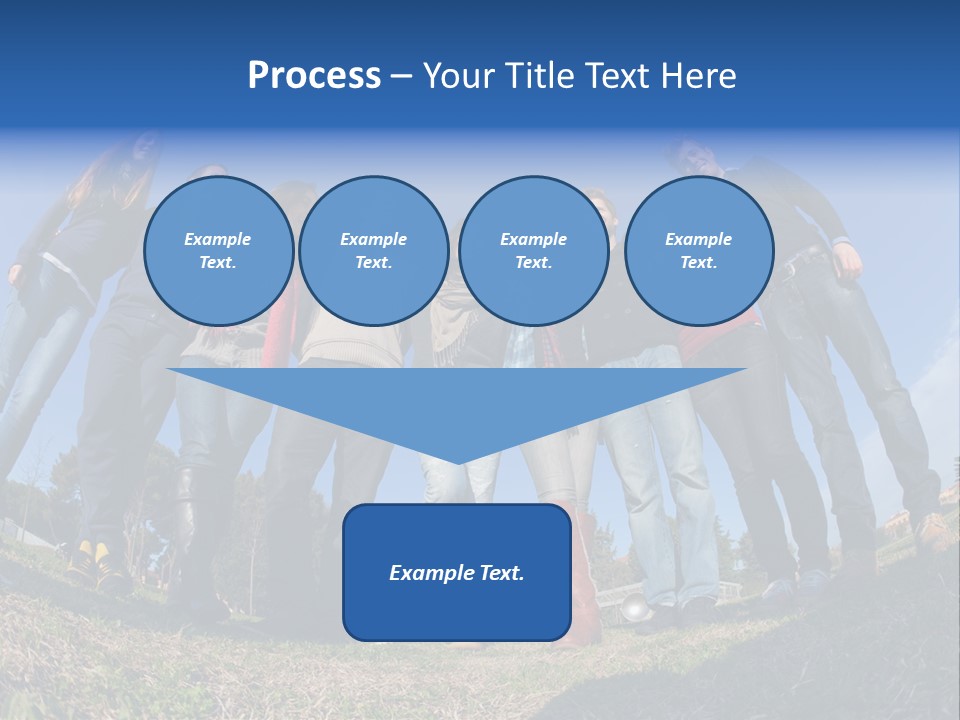 Team Relaxation Joy PowerPoint Template
