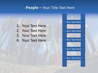 Team Relaxation Joy PowerPoint Template