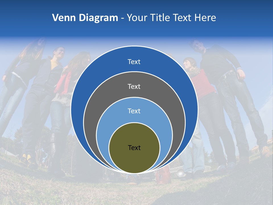 Team Relaxation Joy PowerPoint Template