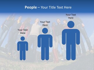 Team Relaxation Joy PowerPoint Template