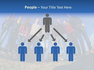 Team Relaxation Joy PowerPoint Template