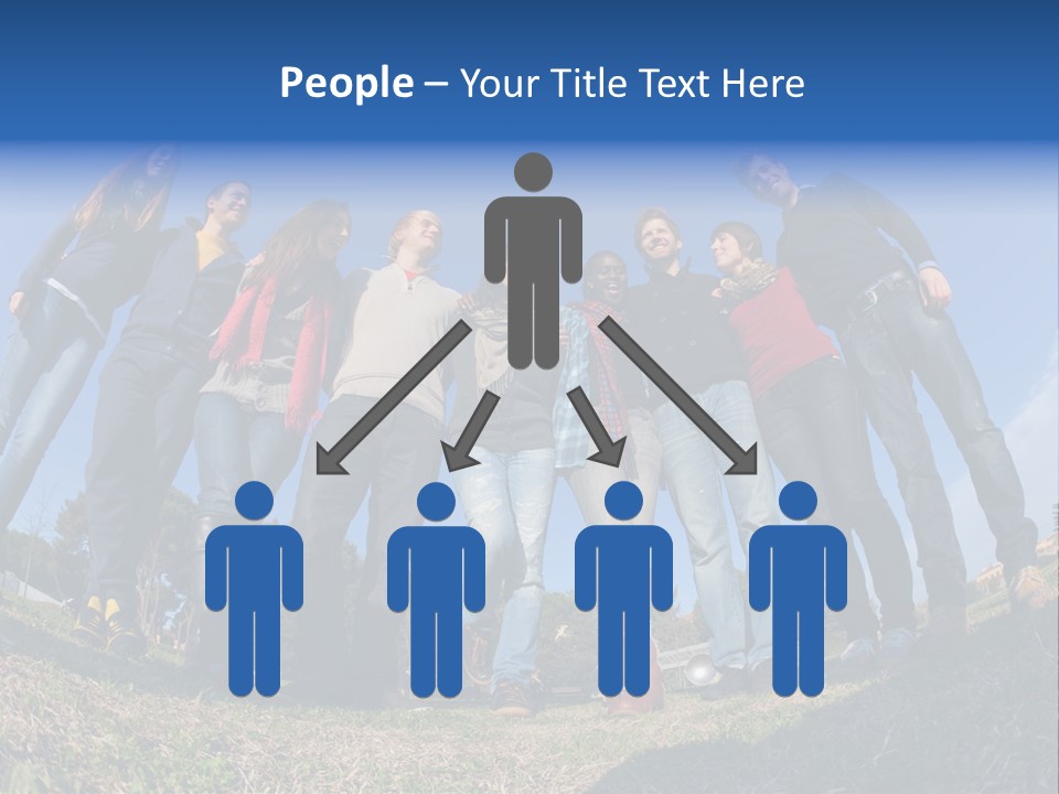 Team Relaxation Joy PowerPoint Template