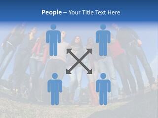 Team Relaxation Joy PowerPoint Template