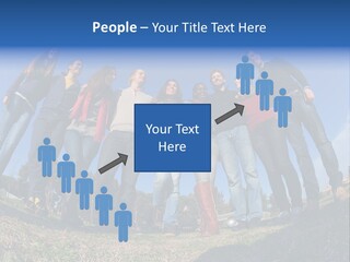 Team Relaxation Joy PowerPoint Template