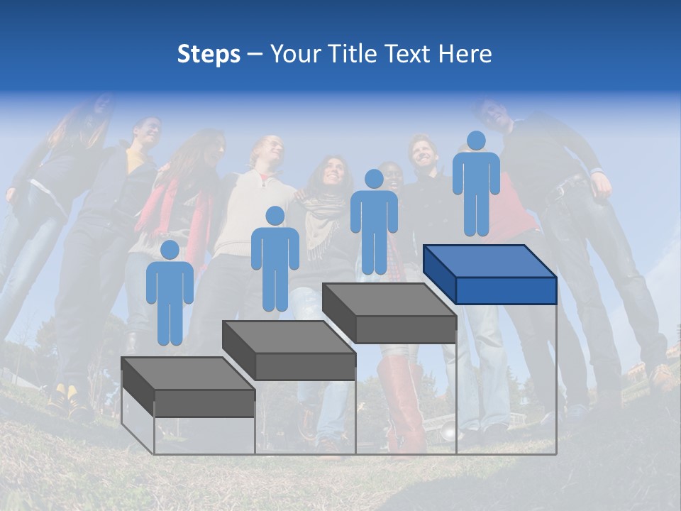 Team Relaxation Joy PowerPoint Template