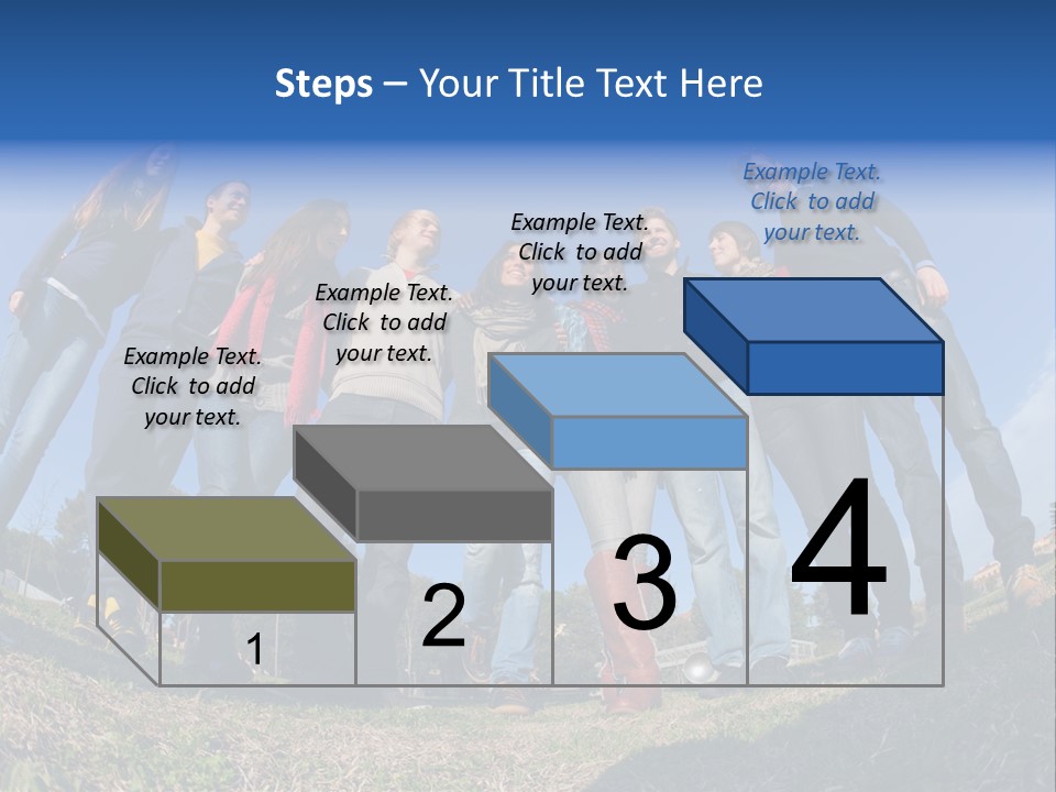 Team Relaxation Joy PowerPoint Template