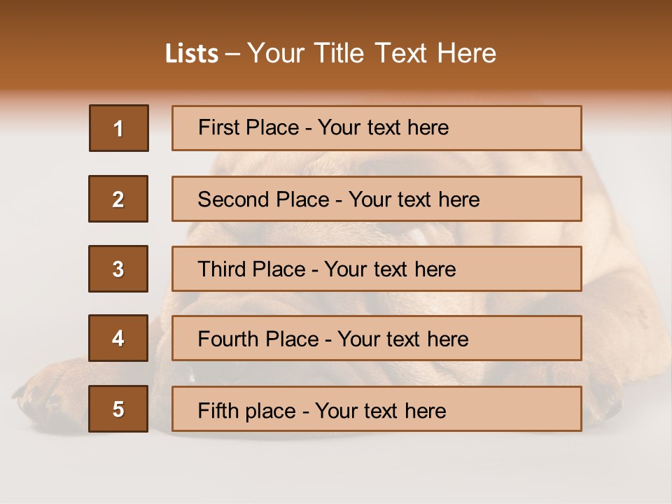Hide Tired Lying PowerPoint Template
