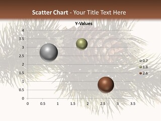 Conifer Pine Fir Branch PowerPoint Template