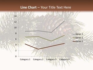 Conifer Pine Fir Branch PowerPoint Template