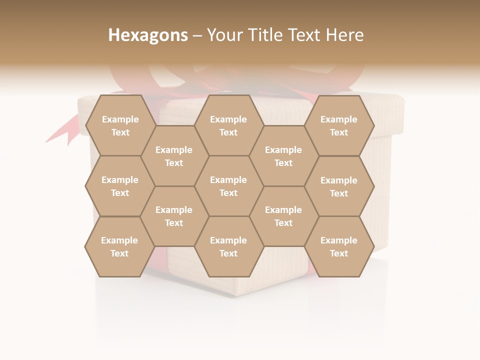 Present Birthday Ribbon PowerPoint Template