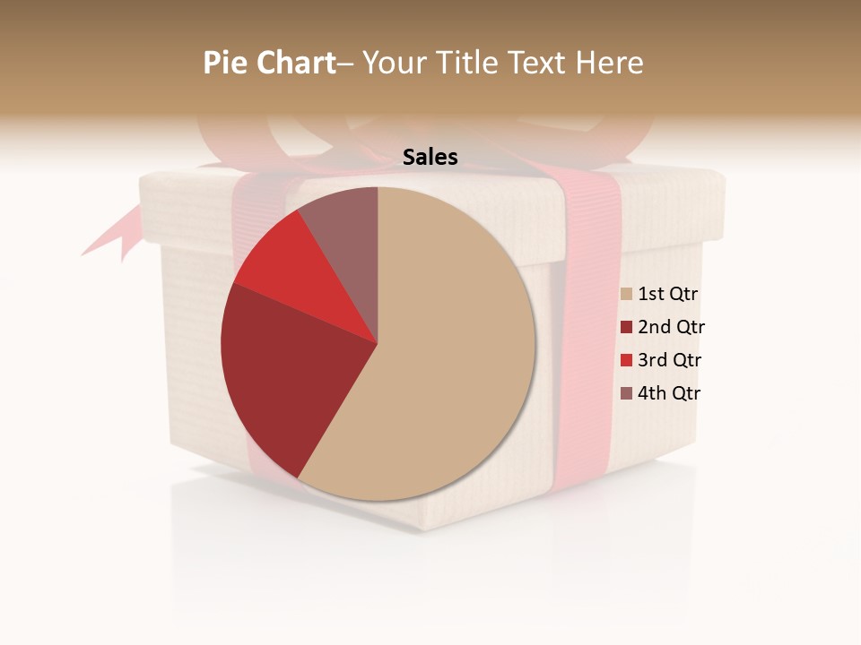 Present Birthday Ribbon PowerPoint Template