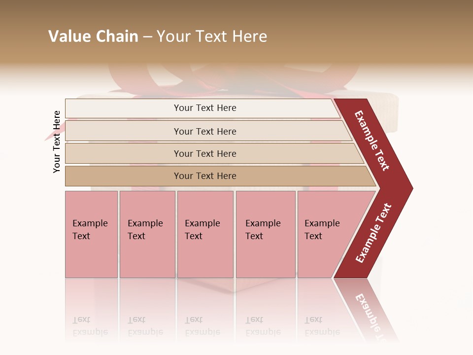 Present Birthday Ribbon PowerPoint Template