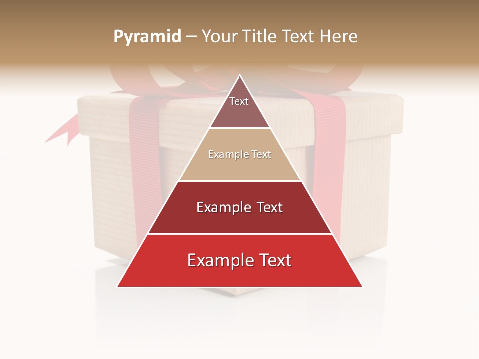 Present Birthday Ribbon PowerPoint Template