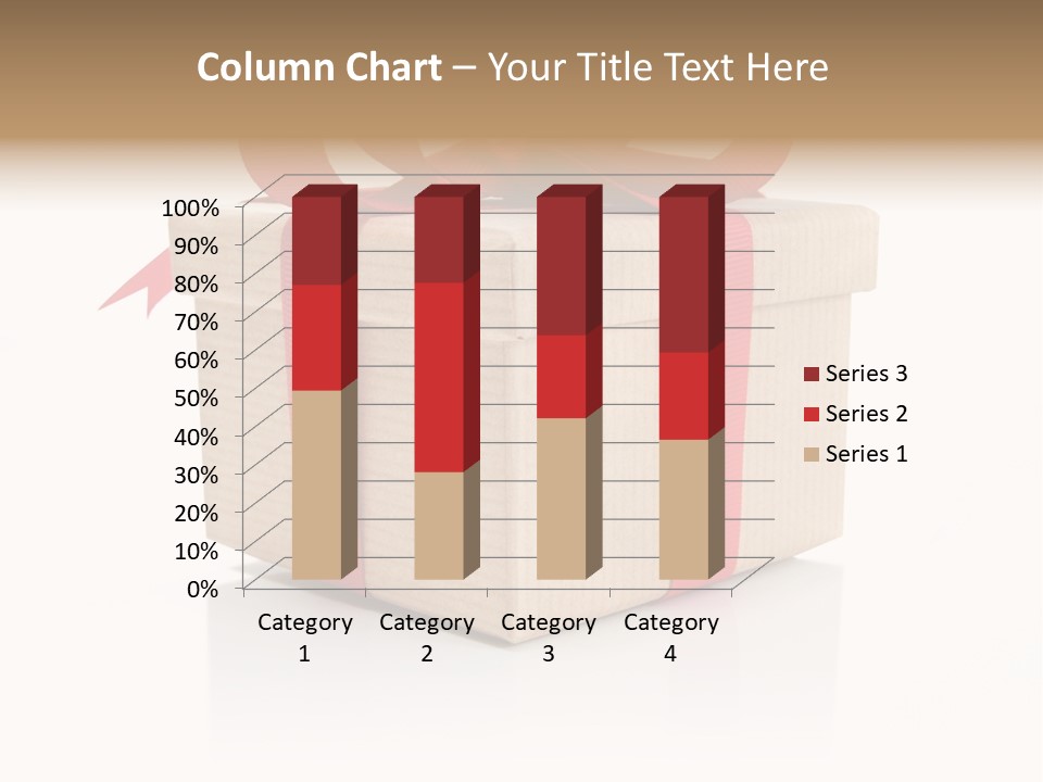 Present Birthday Ribbon PowerPoint Template