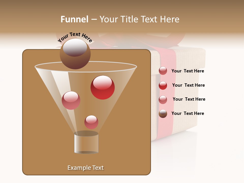 Present Birthday Ribbon PowerPoint Template