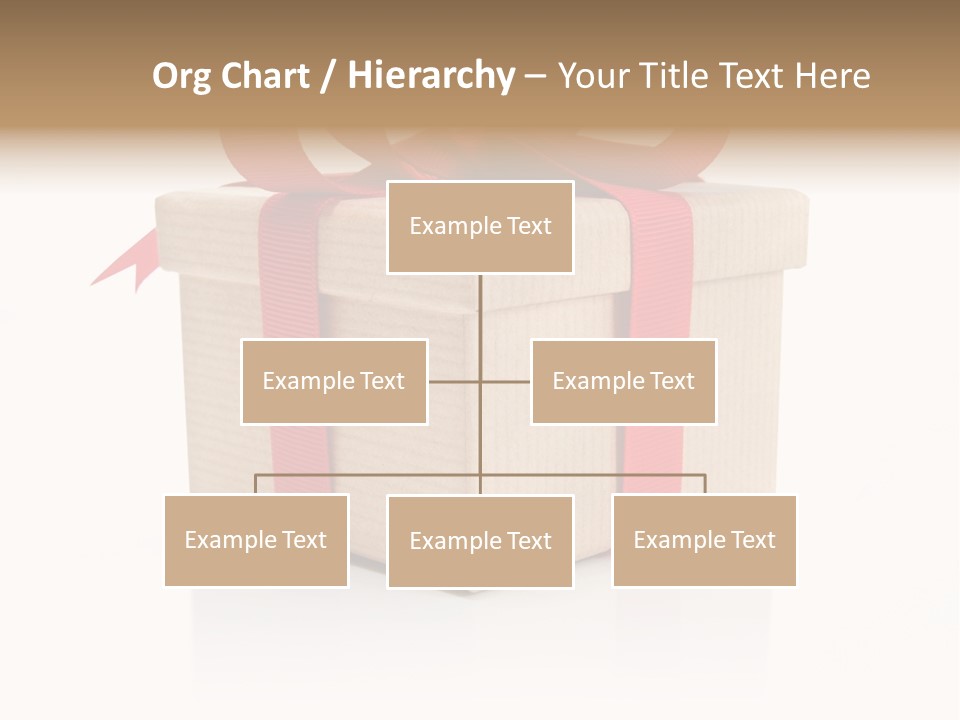 Present Birthday Ribbon PowerPoint Template