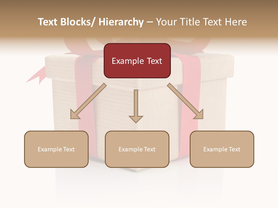 Present Birthday Ribbon PowerPoint Template