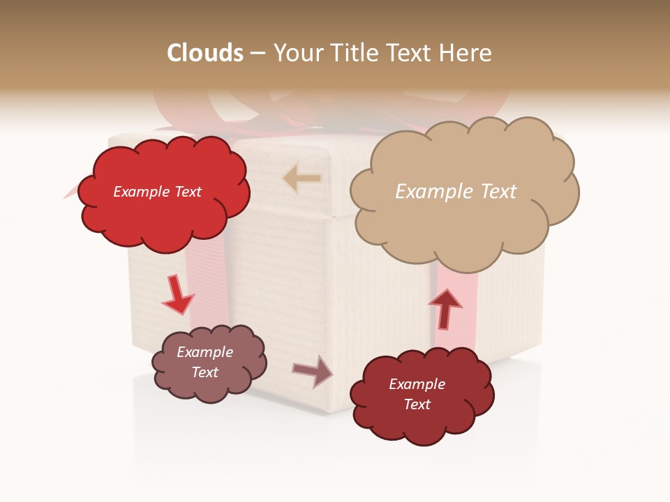 Present Birthday Ribbon PowerPoint Template