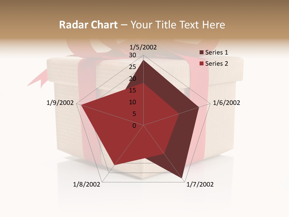 Present Birthday Ribbon PowerPoint Template