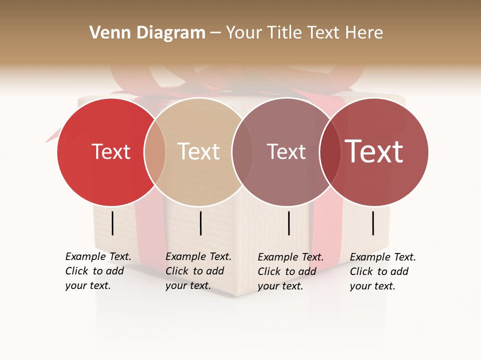 Present Birthday Ribbon PowerPoint Template