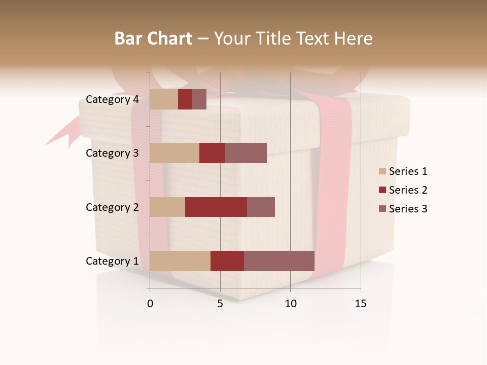 Present Birthday Ribbon PowerPoint Template