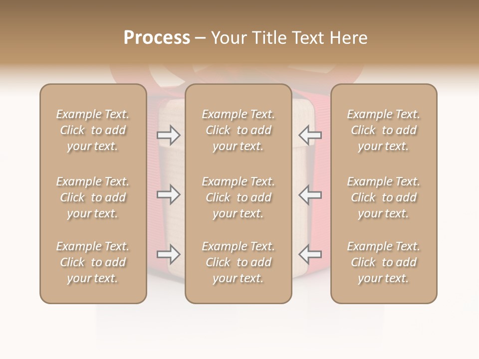 Present Birthday Ribbon PowerPoint Template