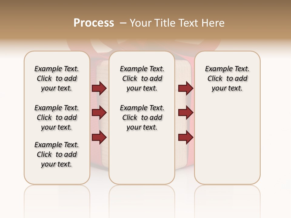 Present Birthday Ribbon PowerPoint Template
