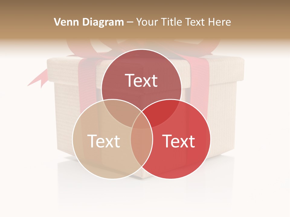 Present Birthday Ribbon PowerPoint Template