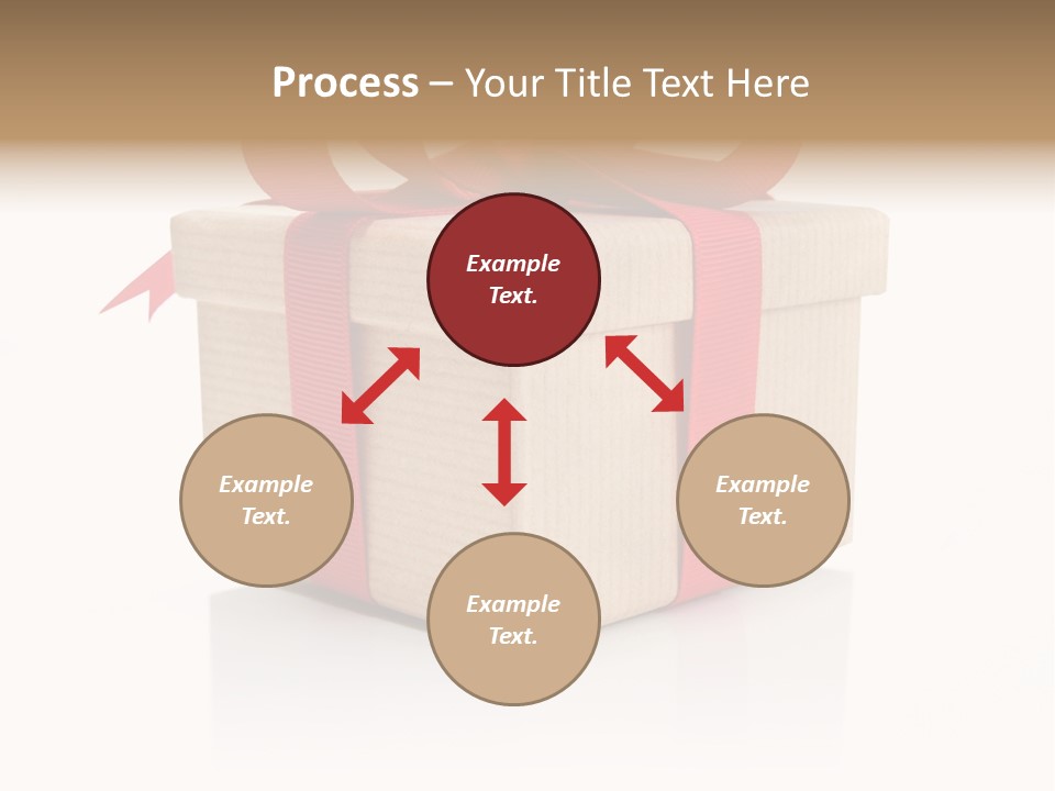 Present Birthday Ribbon PowerPoint Template