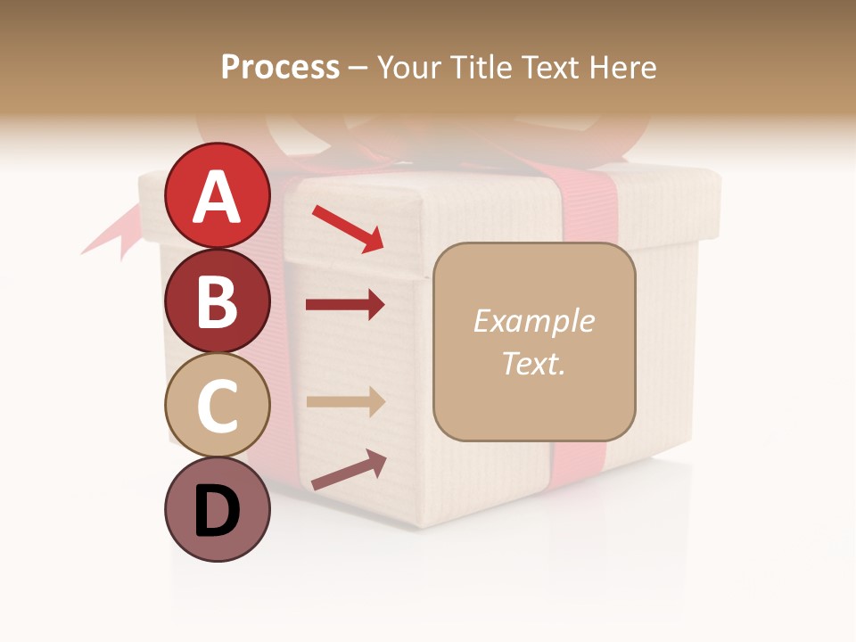 Present Birthday Ribbon PowerPoint Template