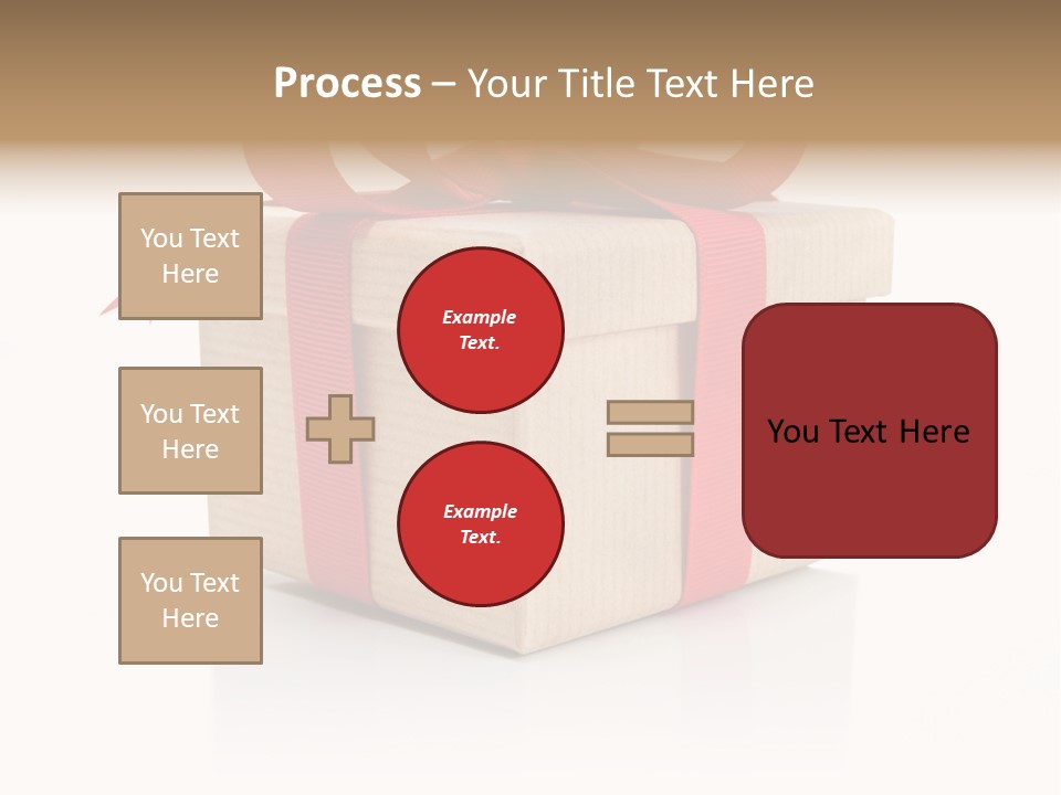 Present Birthday Ribbon PowerPoint Template