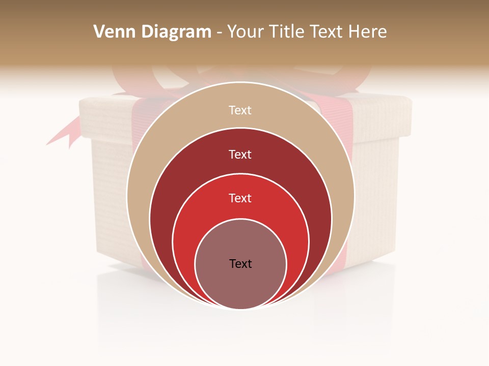 Present Birthday Ribbon PowerPoint Template