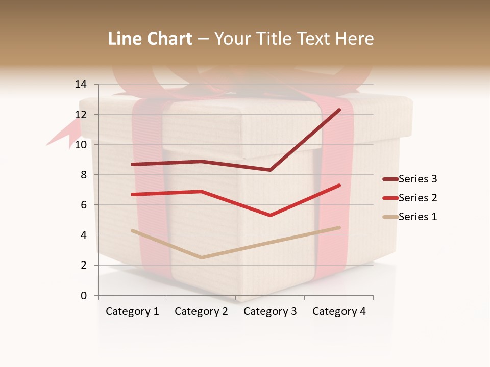 Present Birthday Ribbon PowerPoint Template