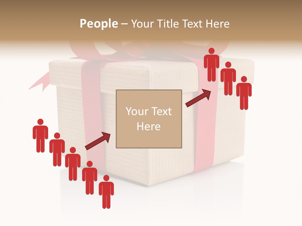 Present Birthday Ribbon PowerPoint Template
