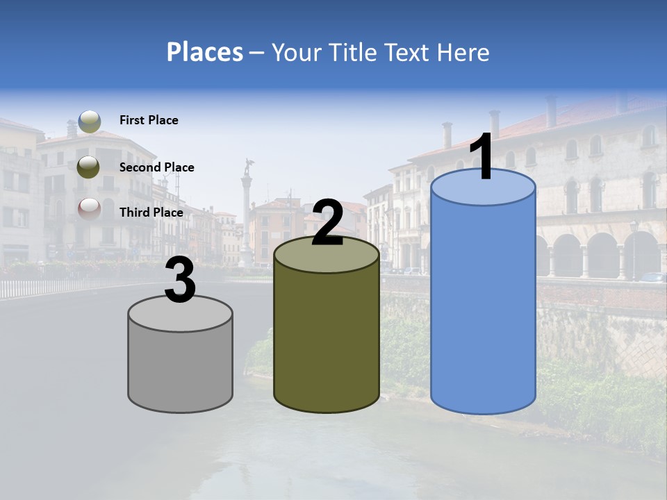 River Windows Pedestal PowerPoint Template