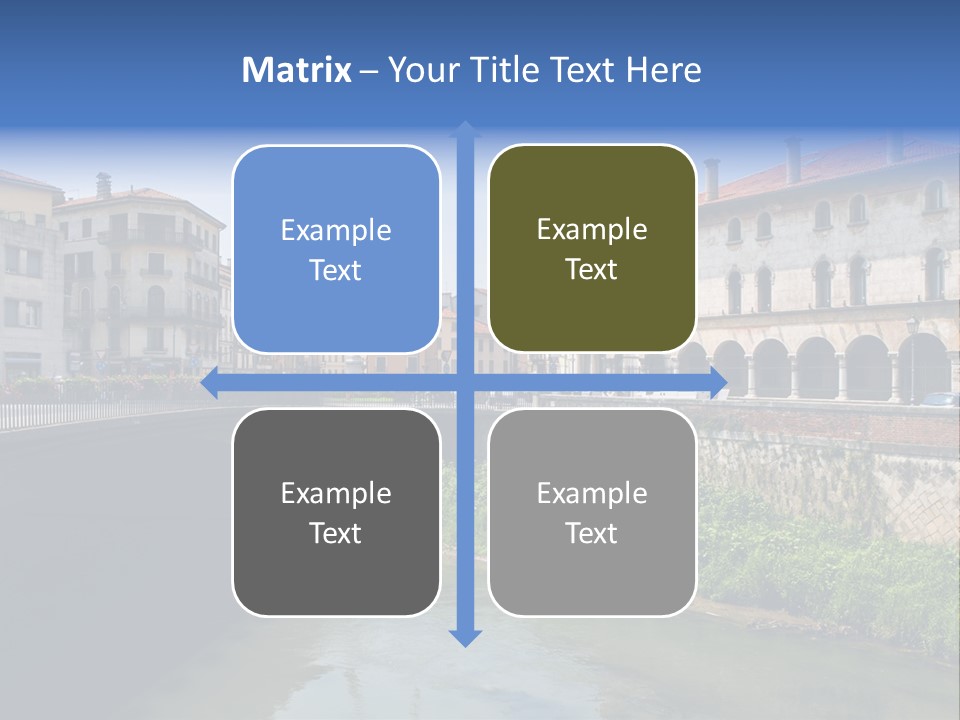River Windows Pedestal PowerPoint Template