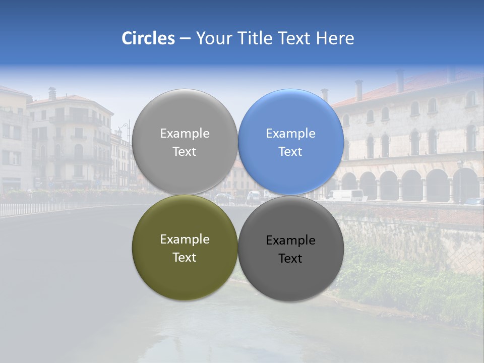 River Windows Pedestal PowerPoint Template