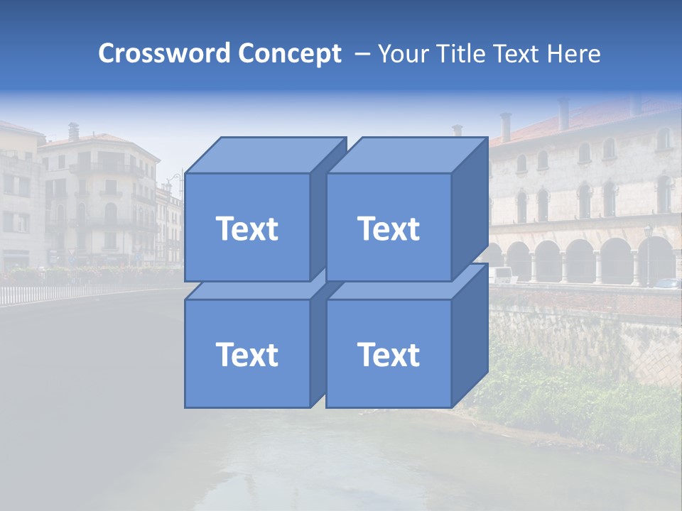 River Windows Pedestal PowerPoint Template