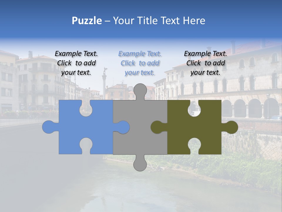 River Windows Pedestal PowerPoint Template